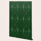 Art Deco in Emerald Green Wallpaper Gallery Image 2
