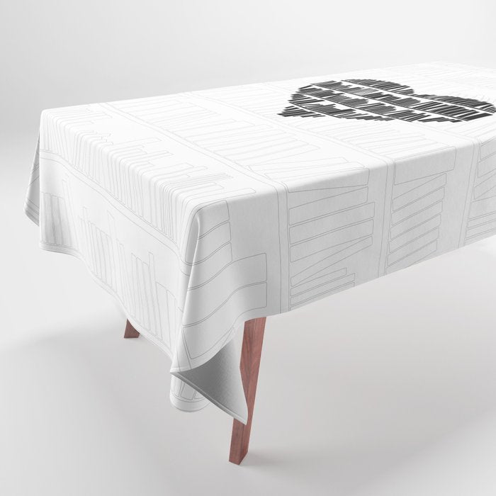 Book Lover II Tablecloth Gallery Image 1