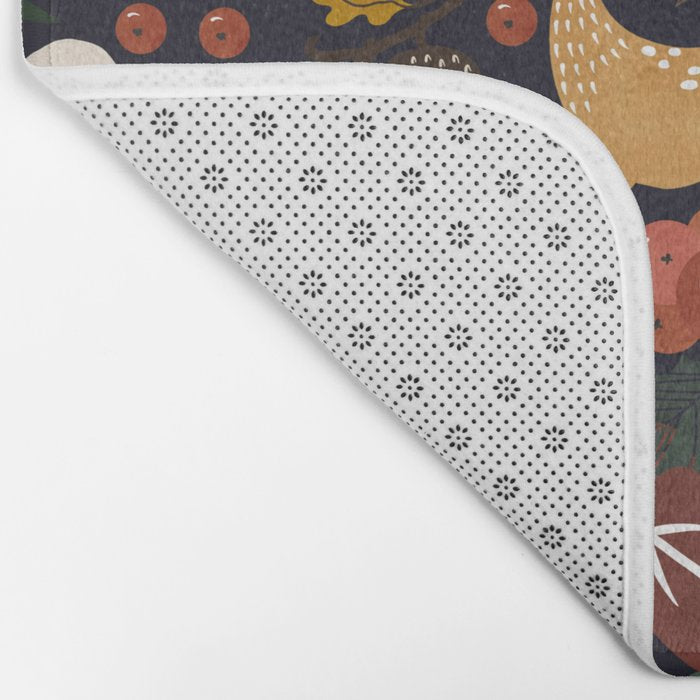 Christmas night forest 10 Bath Mat Gallery Image 2
