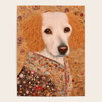 Klimt Dog with Brown Eyes Poster Gallery Image 4