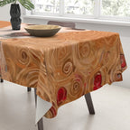 Klimt Dog with Brown Eyes Tablecloth Gallery Image 3