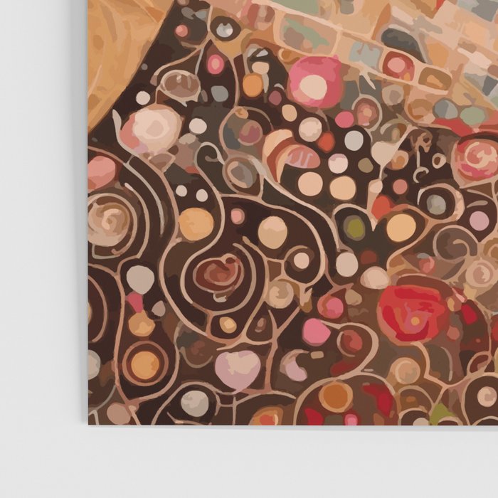 Klimt Dog with Brown Eyes Poster Gallery Image 3