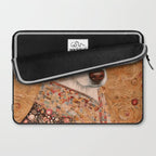 Klimt Dog with Brown Eyes Laptop Sleeve Gallery Image 2