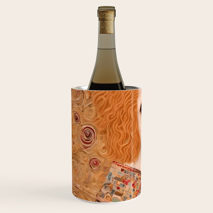 Klimt Dog with Brown Eyes Wine Chiller Gallery Image 2
