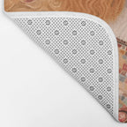 Klimt Dog with Brown Eyes Bath Mat Gallery Image 2