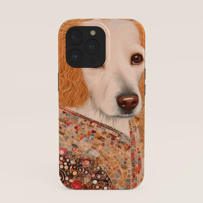 Klimt Dog with Brown Eyes iPhone Case Gallery Image 39