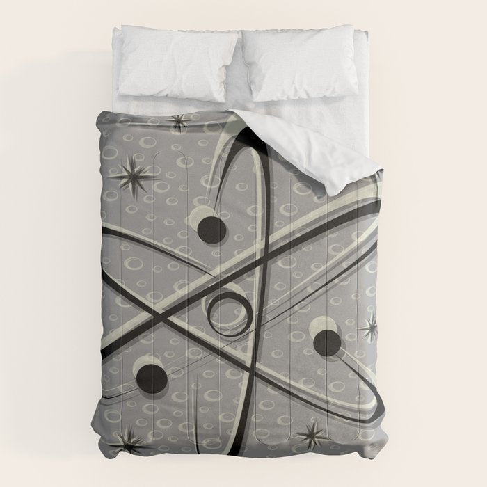 Atomic Love - Lunar Grey Comforter Gallery Image 6