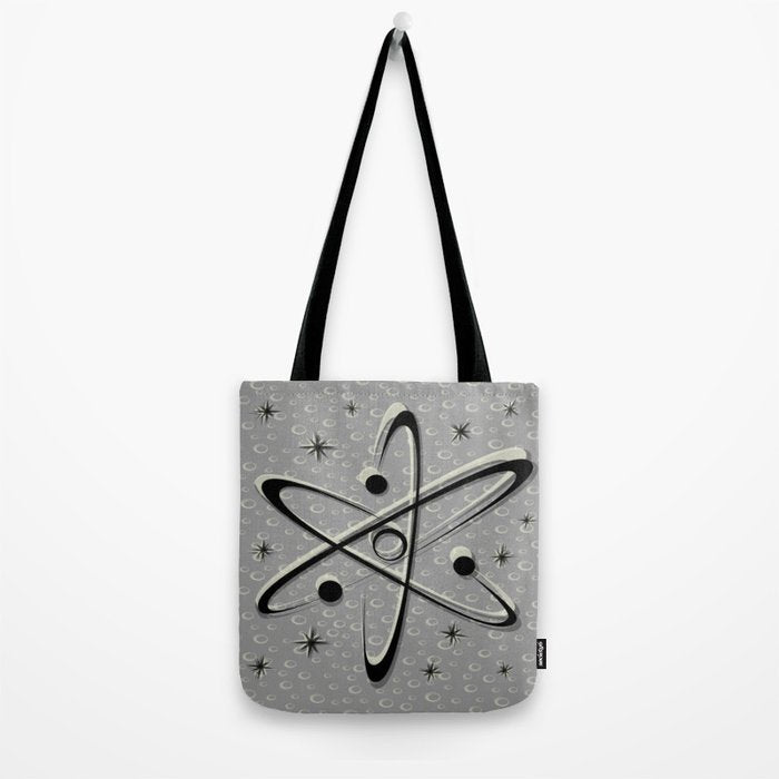 Atomic Love - Lunar Grey Tote Bag Gallery Image 2