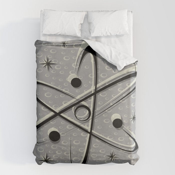 Atomic Love - Lunar Grey Duvet Cover Gallery Image 6