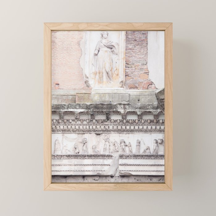 Minerva Temple - Rome Forum Architecture Photography Mini Art Print Gallery Image 1