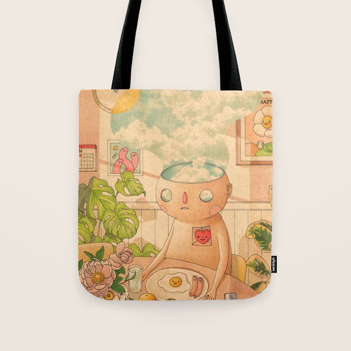 Happy Tote Bag Gallery Image 1