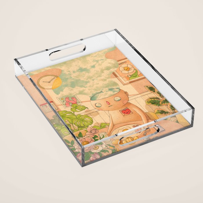 Happy Acrylic Tray Gallery Image 1