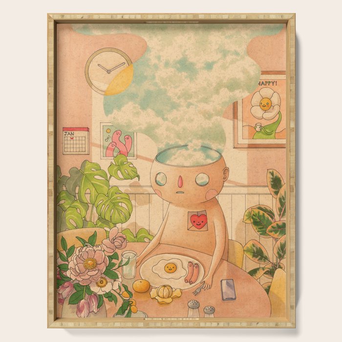 Happy Serving Tray Gallery Image 1