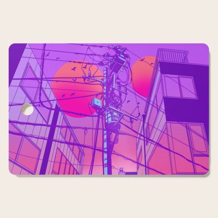 Anime Wires Cutting Board Gallery Image 1