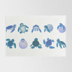 Baby sea turtles Rug Gallery Image 2