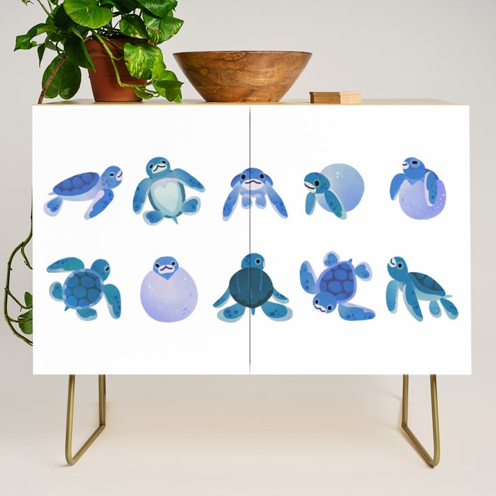 Baby sea turtles Credenza Gallery Image 1