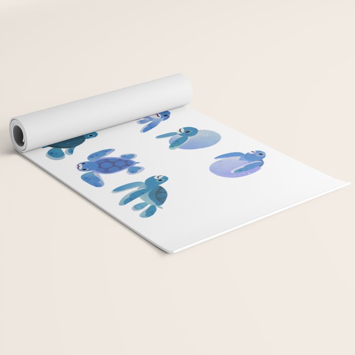 Baby sea turtles Yoga Mat Gallery Image 2