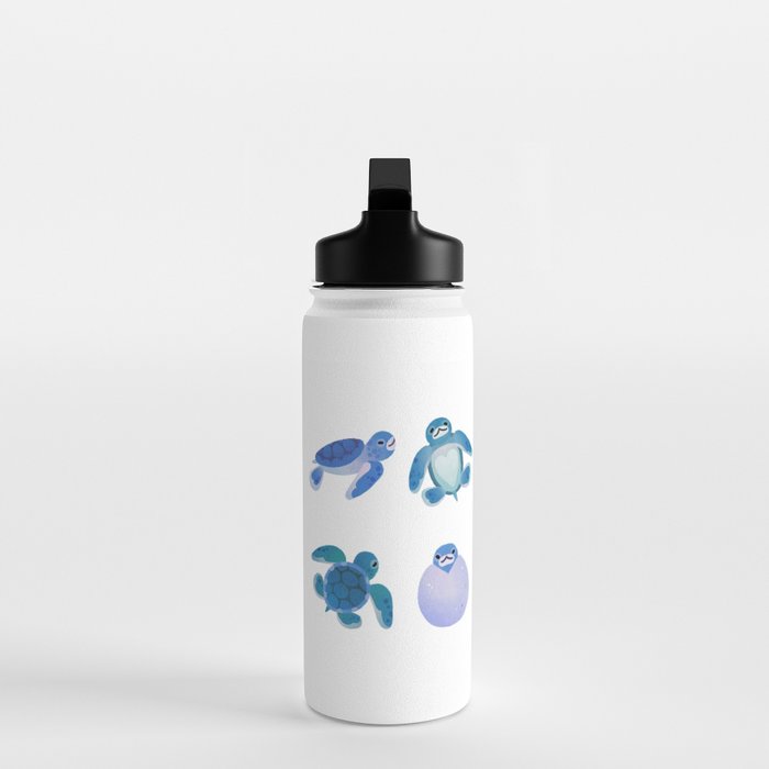 Baby sea turtles Water Bottle Gallery Image 3