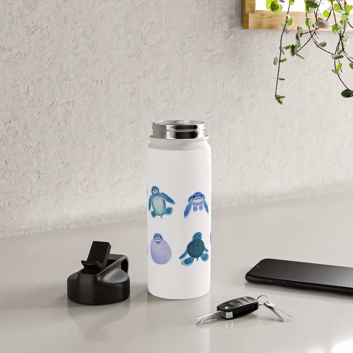 Baby sea turtles Water Bottle Gallery Image 4