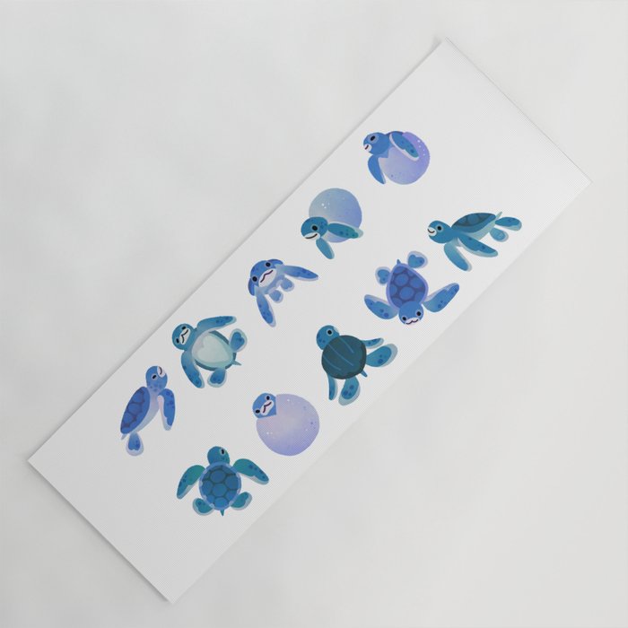 Baby sea turtles Yoga Mat Gallery Image 1