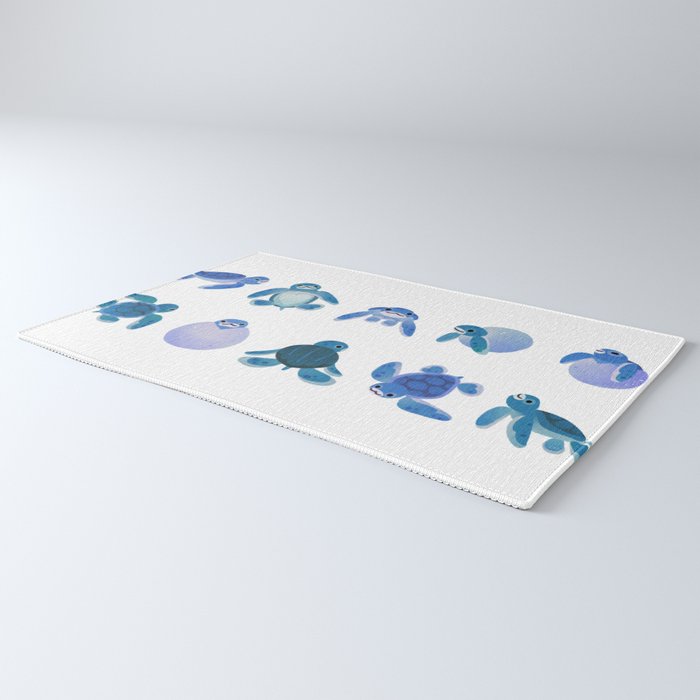 Baby sea turtles Rug Gallery Image 3