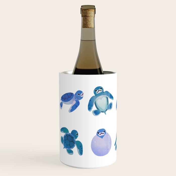 Baby sea turtles Wine Chiller Gallery Image 2