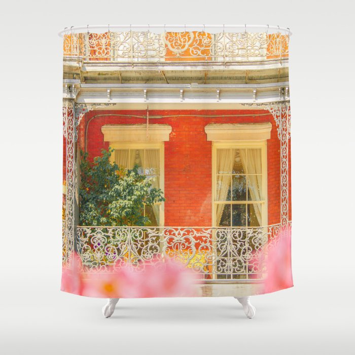 NOLA Colorpop - New Orleans Travel Photography Shower Curtain Gallery Image 1