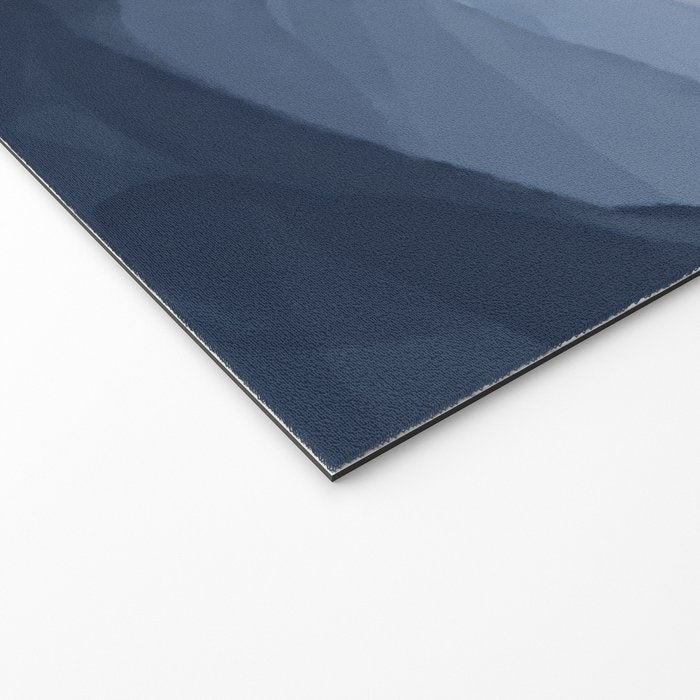 Waves In Texture - Blue & Beige Welcome Mat Gallery Image 2