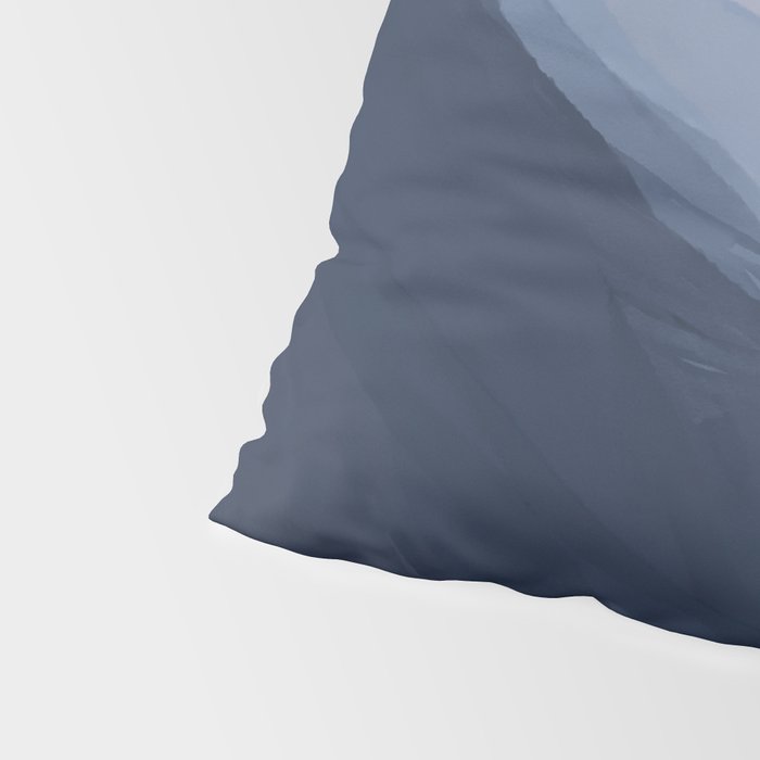 Waves In Texture - Blue & Beige Pillow Sham Gallery Image 4