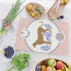 Wild Cheetah and the Moon 2 Cutting Board Gallery Image 2