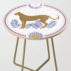 Wild Cheetah and the Moon 2 Side Table Gallery Image 2