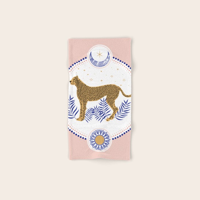 Wild Cheetah and the Moon 2 Towels Gallery Image 1