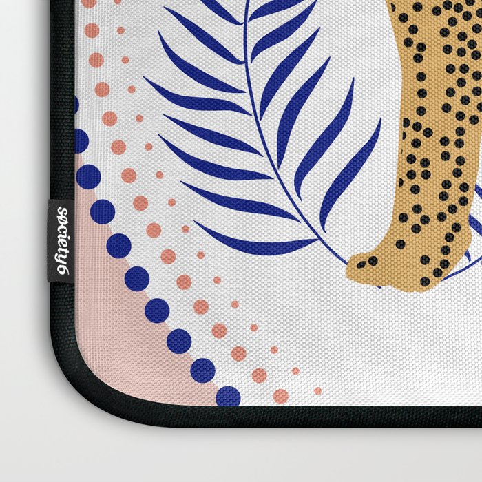 Wild Cheetah and the Moon 2 Laptop Sleeve Gallery Image 3