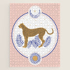 Wild Cheetah and the Moon 2 Jigsaw Puzzle Gallery Image 1