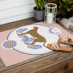 Wild Cheetah and the Moon 2 Outdoor Rug Gallery Image 2