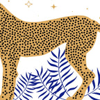 Wild Cheetah and the Moon 2 Coffee Mug Gallery Image 2