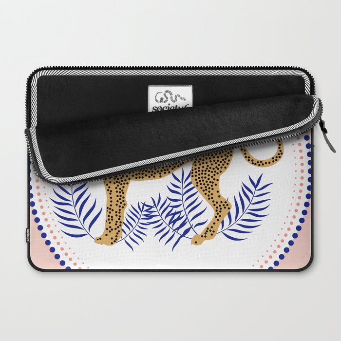 Wild Cheetah and the Moon 2 Laptop Sleeve Gallery Image 2