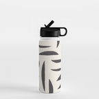 Linocut Abstract #4 Water Bottle Gallery Image 1