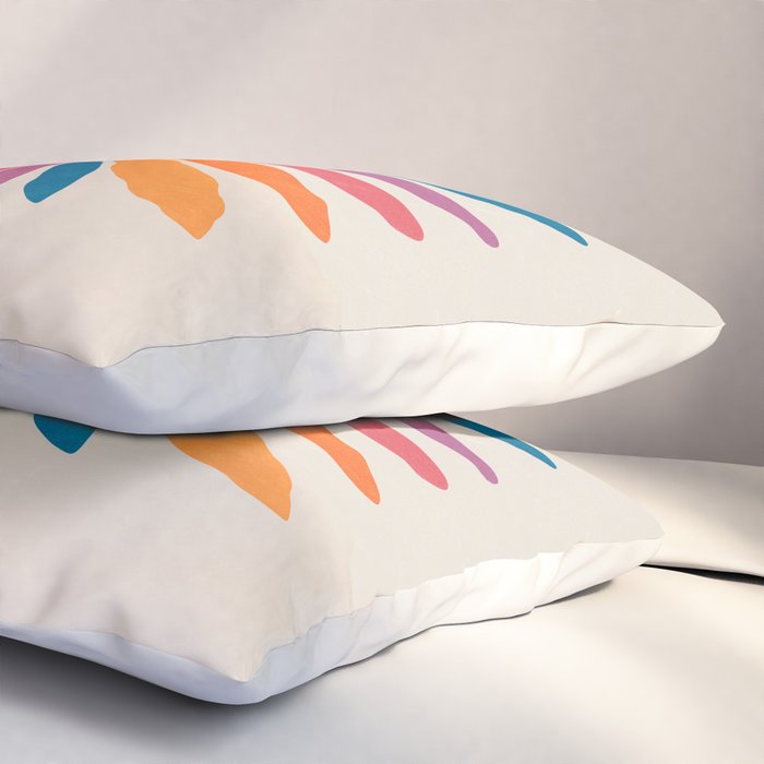 Vintage California Sun: Star Leaf Matisse Edition Pillow Sham Gallery Image 3
