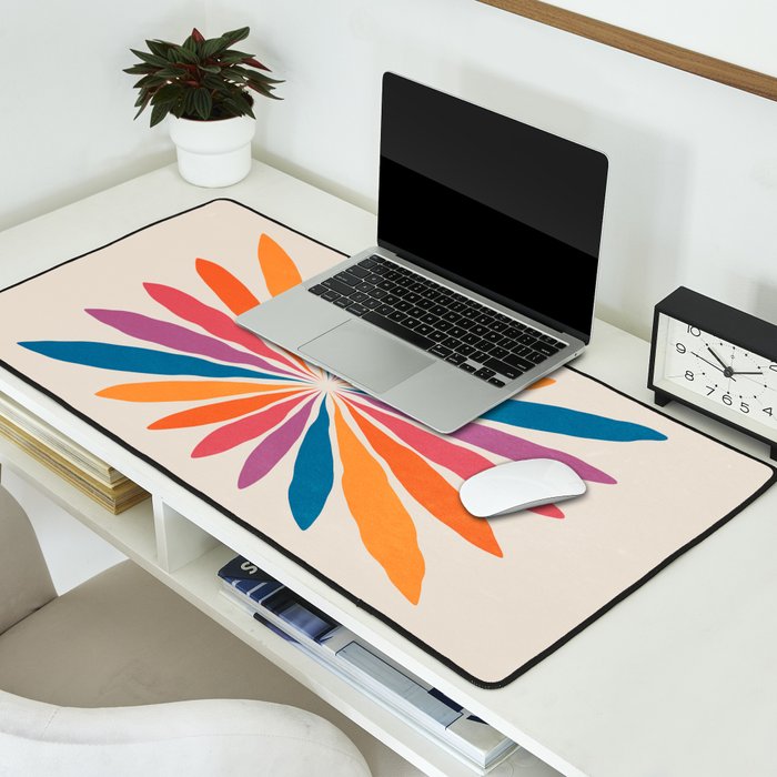 Vintage California Sun: Star Leaf Matisse Edition Desk Mat Gallery Image 2