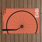 1913 - Roue de Bicyclette - Marcel Duchamp Outdoor Rug Gallery Image 1