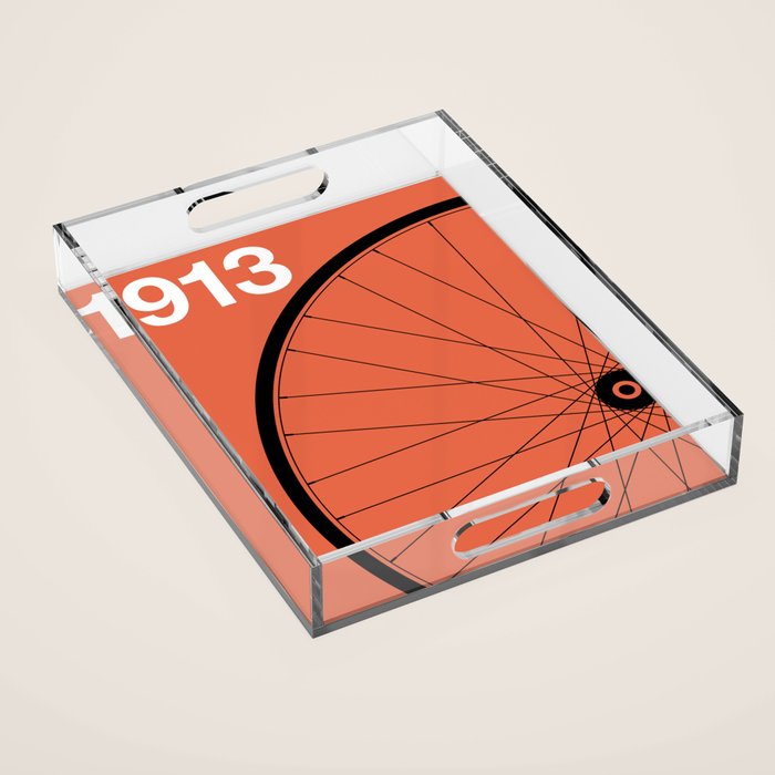1913 - Roue de Bicyclette - Marcel Duchamp Acrylic Tray Gallery Image 1