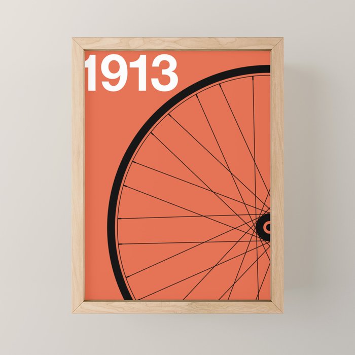 1913 - Roue de Bicyclette - Marcel Duchamp Mini Art Print Gallery Image 1