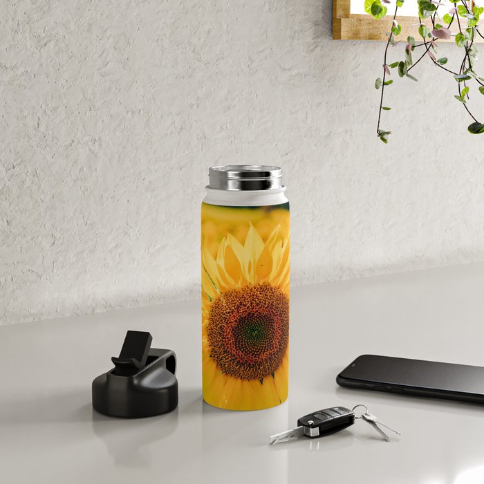 Happy Little Sunflowers Water Bottle Gallery Image 4