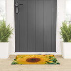 Happy Little Sunflowers Welcome Mat Gallery Image 3