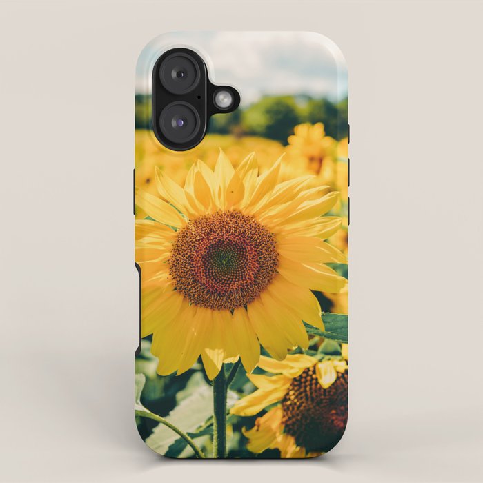 Happy Little Sunflowers iPhone Case Gallery Image 1
