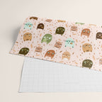 Cats pattern retro Wrapping Paper Gallery Image 2