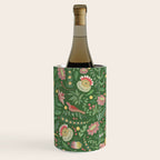 Swedish Floral - Green Wine Chiller Gallery Image 1