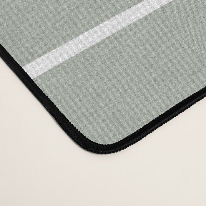 Minimal Arch LIV Pastel Sage Green Modern Geometric Lines Desk Mat Gallery Image 4