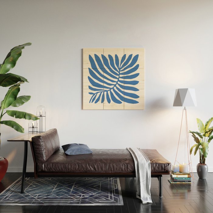 Abstract organic nature plant leaf art Wood Wall Art Gallery Image 2